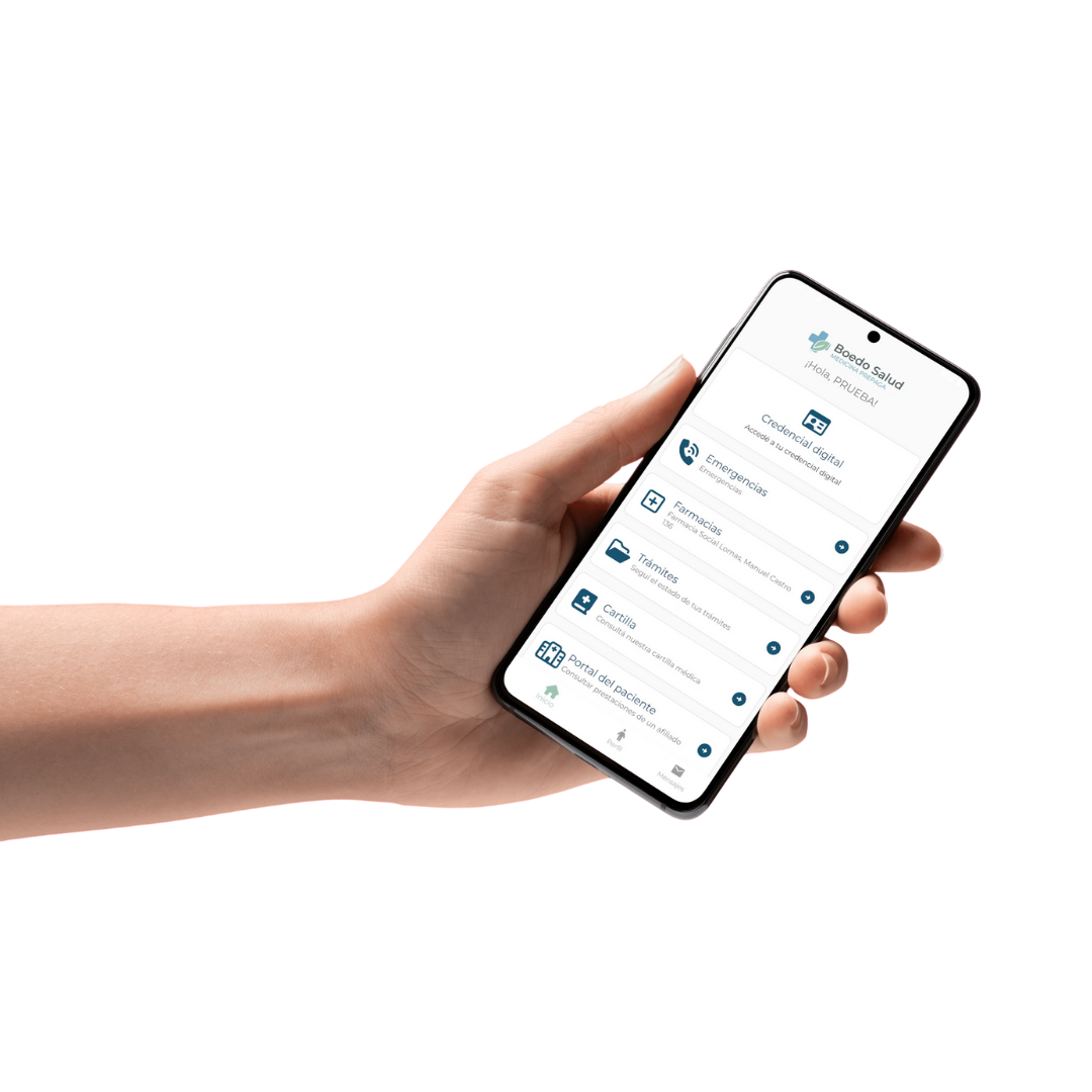 Mano sosteniendo teléfono